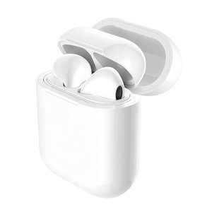Pouzdro pro Apple AirPods HOCO CW18 podporující bezdrátové dobíjení bílé