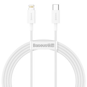 USB datový kabel Apple Lightning / USB-C Baseus Superior 20W PD 1,5m bílý