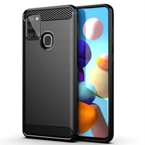 Pouzdro Forcell Carbon Samsung Galaxy A21s černé