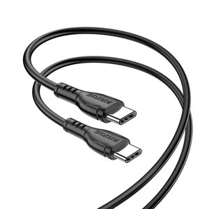 USB datový kabel USB-C to USB-C Borofone BX51 Triumph 60W 1m 3A černý