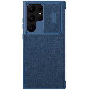 Pouzdro Nillkin Qin Book PRO Cloth pro Samsung S918 Galaxy S23 Ultra Blue
