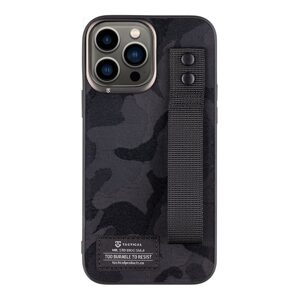 Pouzdro Tactical Camo Troop Drag Strap Apple iPhone 13 PRO MAX černé