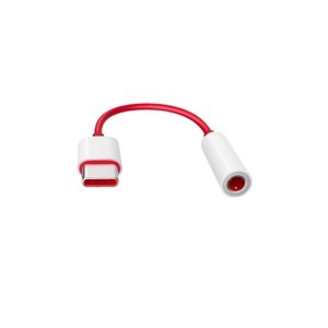 Adaptér OnePlus USB-C to 3,5mm červený