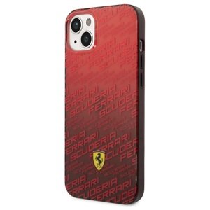 Pouzdro Ferrari Gradient Allover zadní kryt pro Apple iPhone 14 PLUS Red