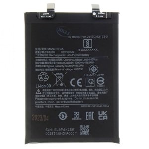 Baterie Xiaomi BP4K Xiaomi Redmi Note 12 PRO 5G, POCO X5 PRO 5G, POCO F5 5000mAh Original (volně)