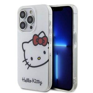 Pouzdro Hello Kitty IML Head Logo zadní kryt pro Apple iPhone 15 PRO White