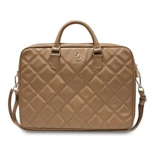 Pouzdro Guess PU Quilted 4G Metal Logo Computer Bag 15/16" Laptop, Notebook, Tablet Brown