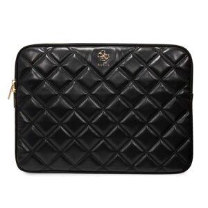 Pouzdro Guess PU Quilted 4G Metal Logo Computer Sleeve 13/14" Black