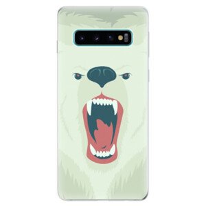 Odolné silikonové pouzdro iSaprio - Angry Bear - Samsung Galaxy S10