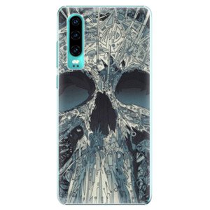 Plastové pouzdro iSaprio - Abstract Skull - Huawei P30