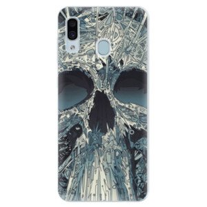 Silikonové pouzdro iSaprio - Abstract Skull - Samsung Galaxy A30