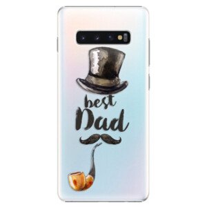 Plastové pouzdro iSaprio - Best Dad - Samsung Galaxy S10+