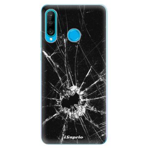 Odolné silikonové pouzdro iSaprio - Broken Glass 10 - Huawei P30 Lite