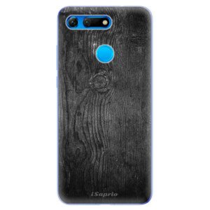 Odolné silikonové pouzdro iSaprio - Black Wood 13 - Huawei Honor View 20