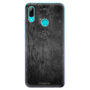 Odolné silikonové pouzdro iSaprio - Black Wood 13 - Huawei P Smart 2019