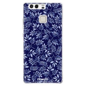 Silikonové pouzdro iSaprio - Blue Leaves 05 - Huawei P9
