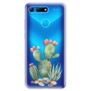 Odolné silikonové pouzdro iSaprio - Cacti 01 - Huawei Honor View 20
