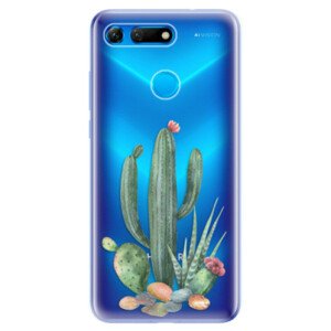 Odolné silikonové pouzdro iSaprio - Cacti 02 - Huawei Honor View 20
