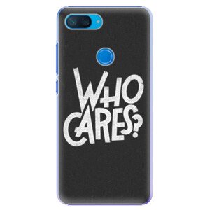 Plastové pouzdro iSaprio - Who Cares - Xiaomi Mi 8 Lite