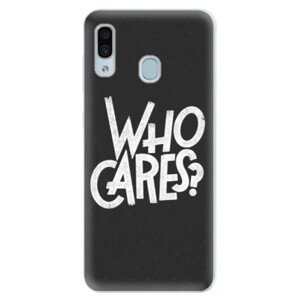 Silikonové pouzdro iSaprio - Who Cares - Samsung Galaxy A30