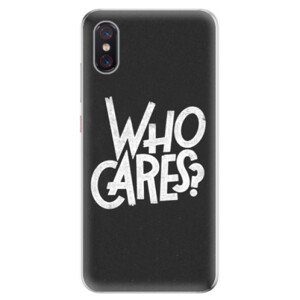 Odolné silikonové pouzdro iSaprio - Who Cares - Xiaomi Mi 8 Pro