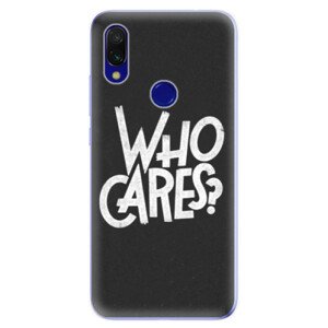 Odolné silikonové pouzdro iSaprio - Who Cares - Xiaomi Redmi 7