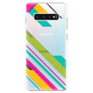Plastové pouzdro iSaprio - Color Stripes 03 - Samsung Galaxy S10+