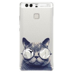 Silikonové pouzdro iSaprio - Crazy Cat 01 - Huawei P9