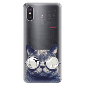 Odolné silikonové pouzdro iSaprio - Crazy Cat 01 - Xiaomi Mi 8 Pro