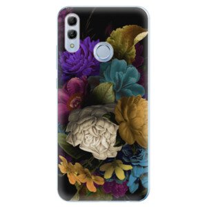 Odolné silikonové pouzdro iSaprio - Dark Flowers - Huawei Honor 10 Lite