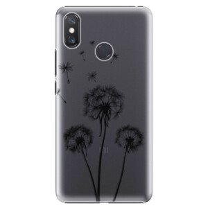 Plastové pouzdro iSaprio - Three Dandelions - black - Xiaomi Mi Max 3