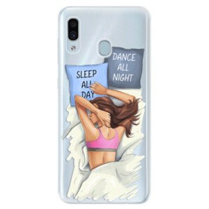 Silikonové pouzdro iSaprio - Dance and Sleep - Samsung Galaxy A30