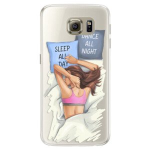 Silikonové pouzdro iSaprio - Dance and Sleep - Samsung Galaxy S6 Edge