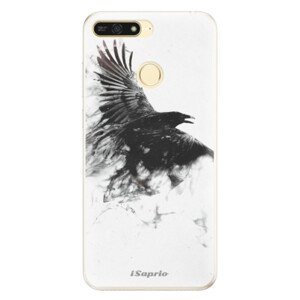 Silikonové pouzdro iSaprio - Dark Bird 01 - Huawei Honor 7A