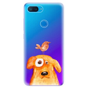 Odolné silikonové pouzdro iSaprio - Dog And Bird - Xiaomi Mi 8 Lite