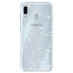 Plastové pouzdro iSaprio - Fancy - white - Samsung Galaxy A30