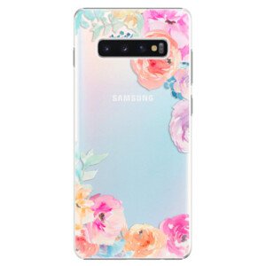 Plastové pouzdro iSaprio - Flower Brush - Samsung Galaxy S10+