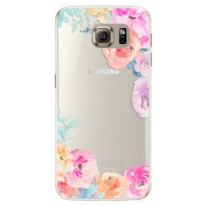 Silikonové pouzdro iSaprio - Flower Brush - Samsung Galaxy S6