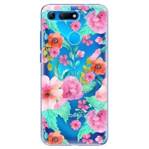 Plastové pouzdro iSaprio - Flower Pattern 01 - Huawei Honor View 20
