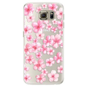 Silikonové pouzdro iSaprio - Flower Pattern 05 - Samsung Galaxy S6 Edge