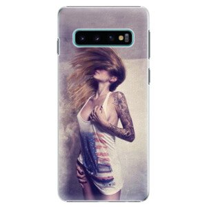 Plastové pouzdro iSaprio - Girl 01 - Samsung Galaxy S10