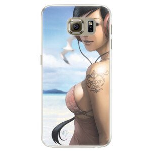 Silikonové pouzdro iSaprio - Girl 02 - Samsung Galaxy S6 Edge