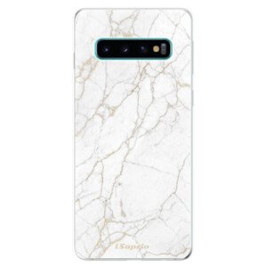 Odolné silikonové pouzdro iSaprio - GoldMarble 13 - Samsung Galaxy S10