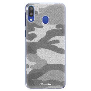 Plastové pouzdro iSaprio - Gray Camuflage 02 - Samsung Galaxy M20