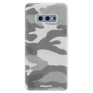 Odolné silikonové pouzdro iSaprio - Gray Camuflage 02 - Samsung Galaxy S10e