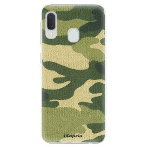Plastové pouzdro iSaprio - Green Camuflage 01 - Samsung Galaxy A20e