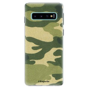 Plastové pouzdro iSaprio - Green Camuflage 01 - Samsung Galaxy S10