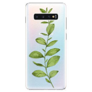 Plastové pouzdro iSaprio - Green Plant 01 - Samsung Galaxy S10+