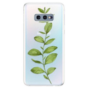 Odolné silikonové pouzdro iSaprio - Green Plant 01 - Samsung Galaxy S10e