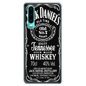 Odolné silikonové pouzdro iSaprio - Jack Daniels - Huawei P30